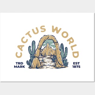 Cactus World Posters and Art